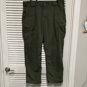 511 Tactical Mens Army Green Ripstop Cargo Pants